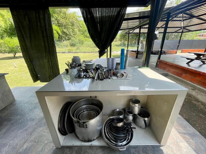 Zona de asados y BBQ de Finca Villa Juana